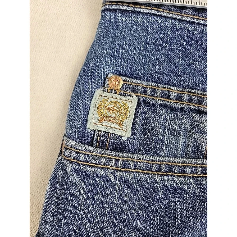 Cinch Jeans Mens 35x30 Blue Medium Wash Straight Leg Western Denim MB93034002